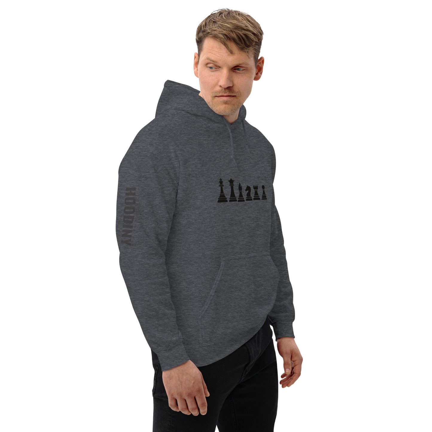 Single Line Chess Hoodie