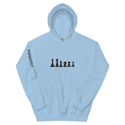 Single Line Chess Hoodie